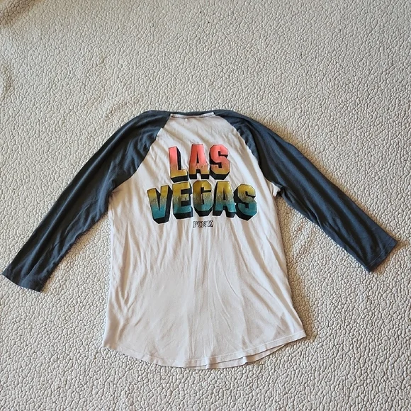 Victoria's Secret Pink Las Vegas Glitter Sequin Bling Top And Shorts Pajama Set - Picture 2 of 11